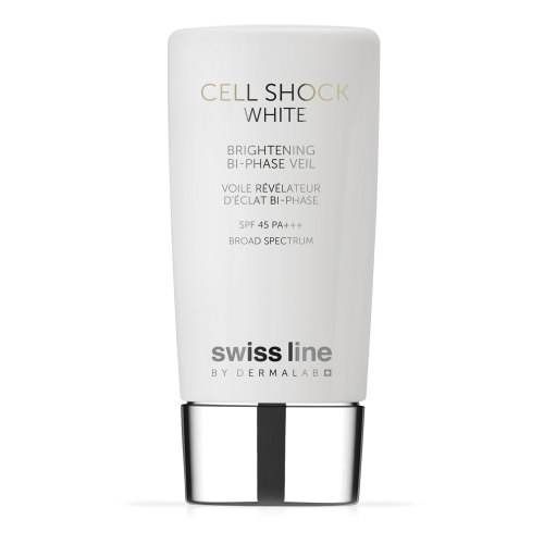 Swiss Line by Dermalab - Cell Shock Wite Brightening Bi-Phase Veil SPF 45 PA+++ Braod Spectrum - Accent on Beauty