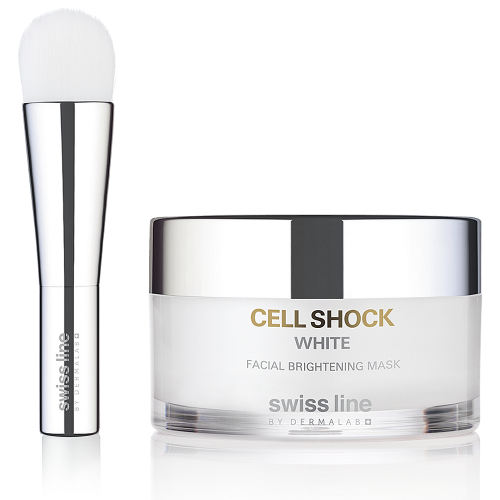Swiss Line by Dermalab, Cell Shock White, FACIAL BRIGHTENING MASK, Accent on Beauty